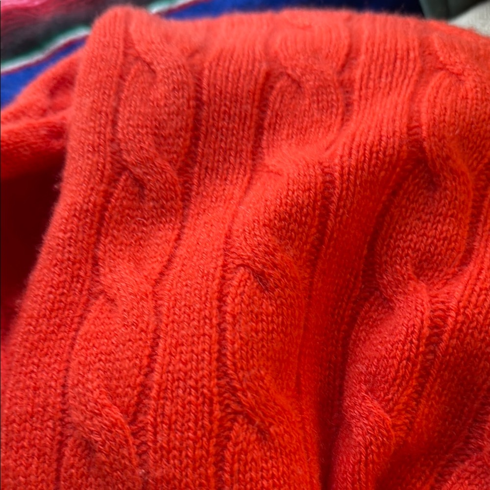 Vineyard Vines Coral Crewneck Sweater View 4